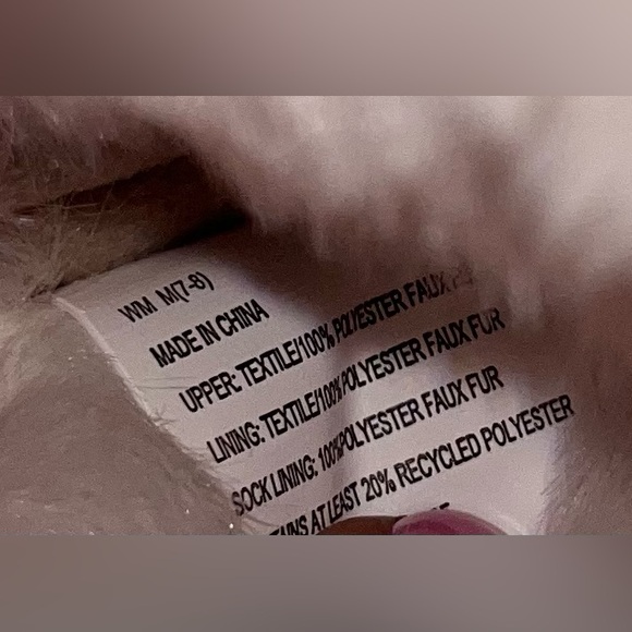 Lauren Conrad Slippers Faux Fur Lining NEW! Sz 7-8 - Picture 6 of 7